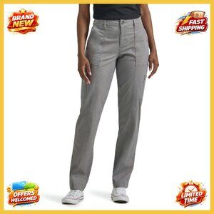 Ultra Lux Comfort Utility Pants Loose Fit Stretch Fabric Casual Chic